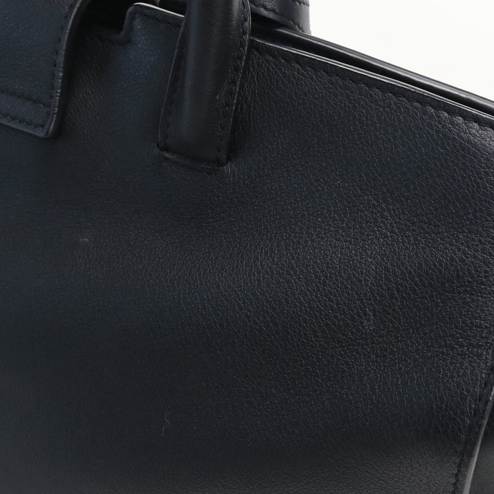 Saint Laurent Downtown Cabas Handbag Leather Black - Picture 11 of 11